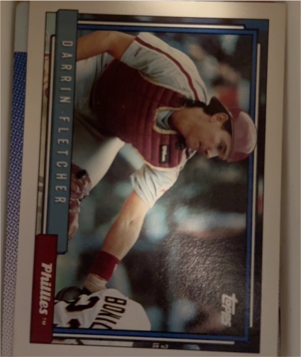1992 Topps #159 Darrin Fletcher — front