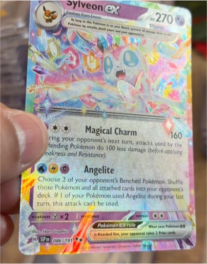 2014 Pokémon TCG Surging Sparks #086 Sylveon EX — front