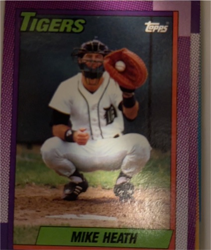1990 Topps #366 Mike Heath — front