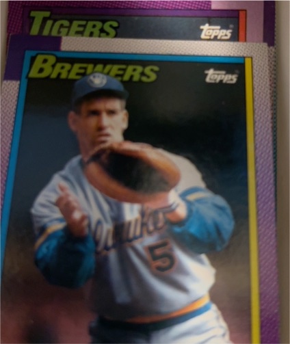 1990 Topps #696 B.J. Surhoff — front