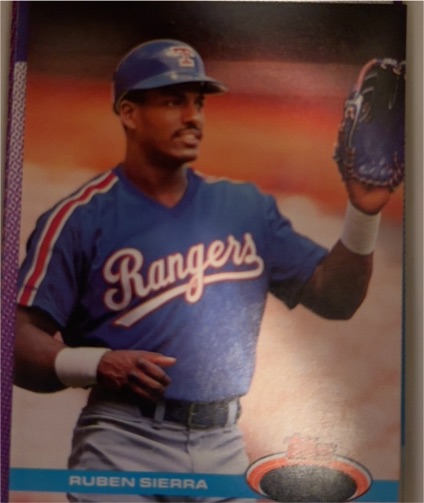 1991 Topps Stadium Club #123 Ruben Sierra — front