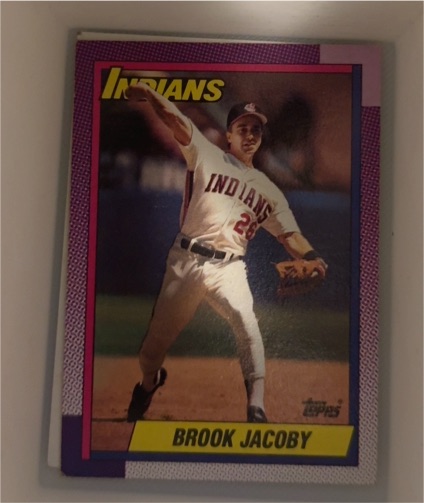 1990 Topps #208 Brook Jacoby — front