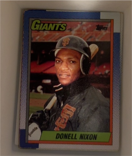 1990 Topps #658 Donell Nixon — front
