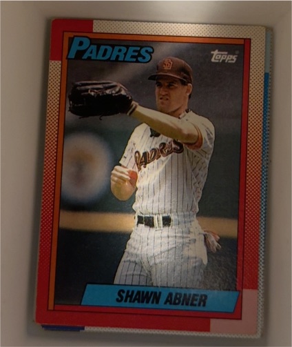 1990 Topps #122 Shawn Abner — front