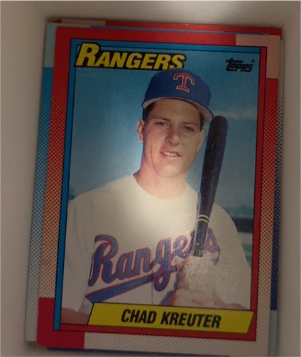 1990 Topps #562 Chad Kreuter — front