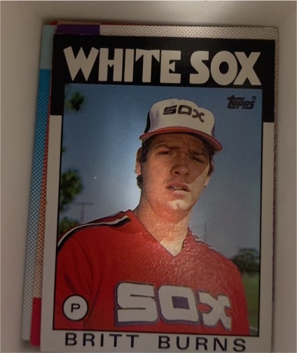 1986 Topps #679 Britt Burns — front