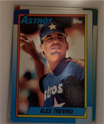 1990 Topps #342 Alex Trevino — front