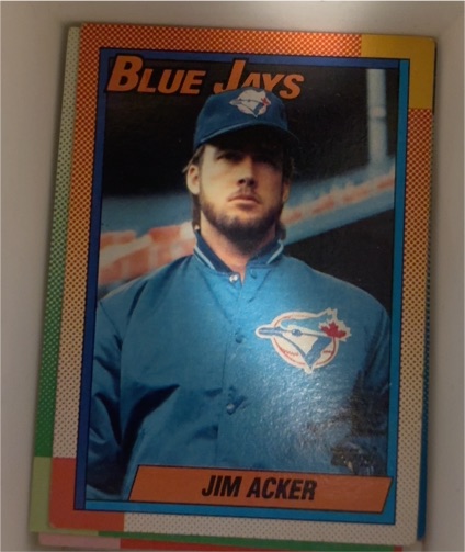 1990 Topps #728 Jim Acker — front