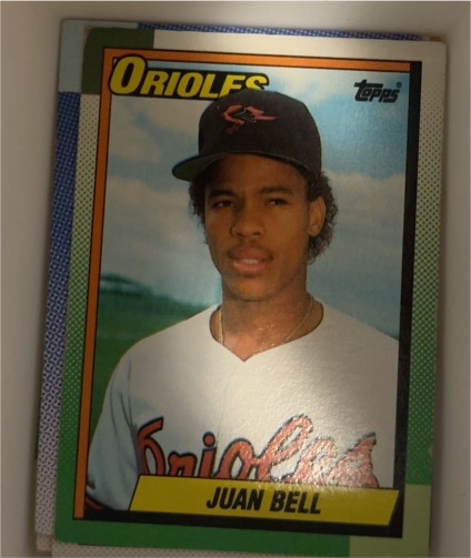 1990 Topps #724 Juan Bell — front