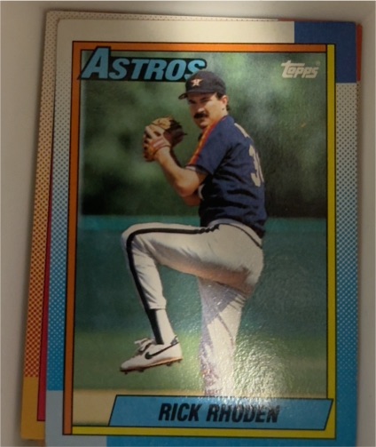 1990 Topps #588 Rick Rhoden — front