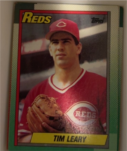 1990 Topps #516 Tim Leary — front
