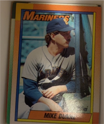 1990 Topps #522 Mike Dunne — front