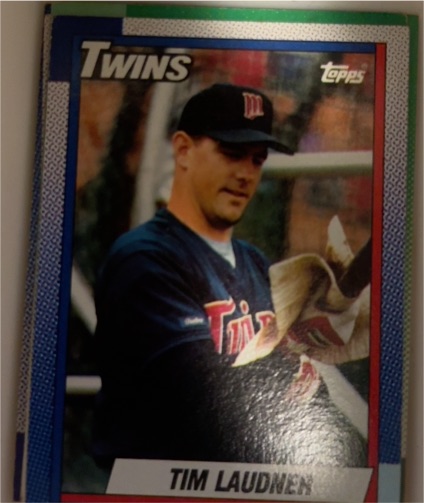 1990 Topps #777 Tim Laudner — front