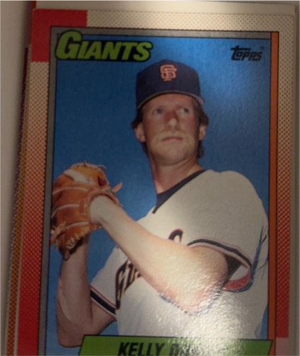 1990 Topps #17 Kelly Downs — front