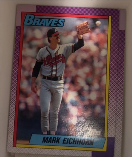 1990 Topps #476 Mark Eichhorn — front