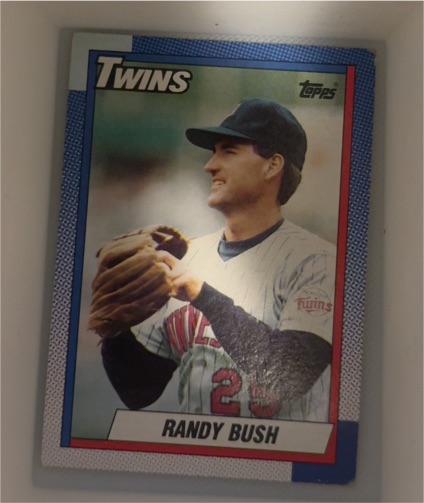 1990 Topps #747 Randy Bush — front