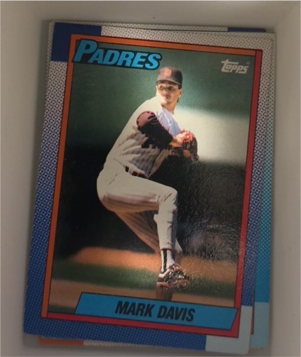 1990 Topps #205 Mark Davis — front