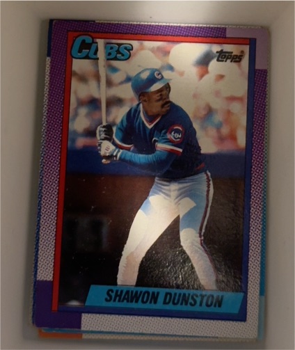1990 Topps #415 Shawon Dunston — front