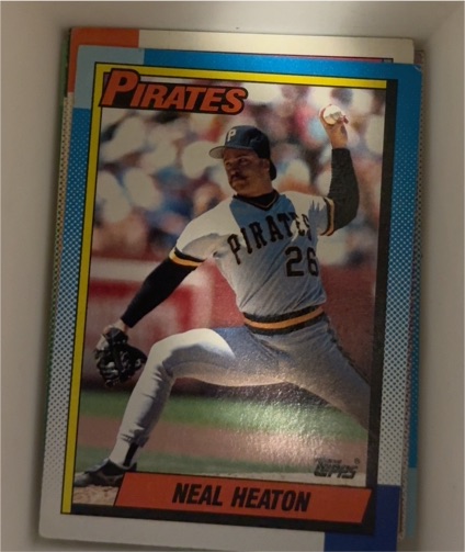 1990 Topps #539 Neal Heaton — front