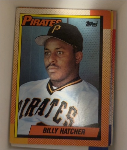 1990 Topps #119 Billy Hatcher — front