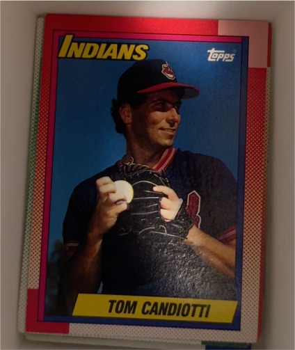 1990 Topps #743 Tom Candiotti — front
