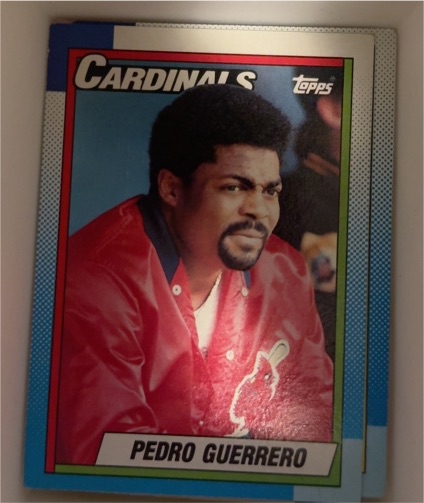 1990 Topps #610 Pedro Guerrero — front