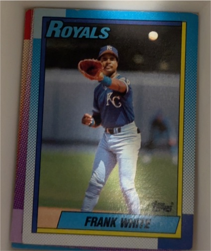1990 Topps #479 Frank White — front