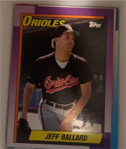 1990 Topps #296 Jeff Ballard — front