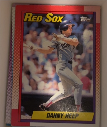 1990 Topps #573 Danny Heep — front