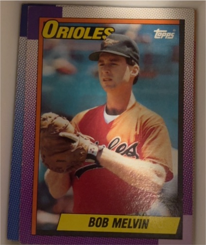 1990 Topps #626 Bob Melvin — front