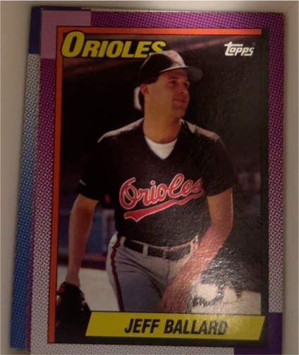 1990 Topps #296 Jeff Ballard — front