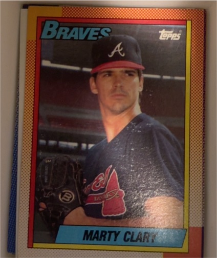 1990 Topps #304 Marty Clary — front