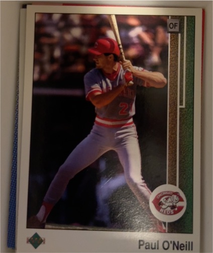 1989 Upper Deck #428 Paul O'Neill — front