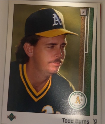 1989 Upper Deck #718 Todd Burns — front