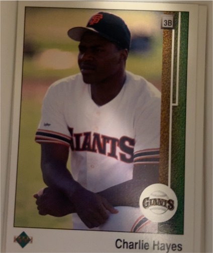 1989 Upper Deck #707 Charlie Hayes — front