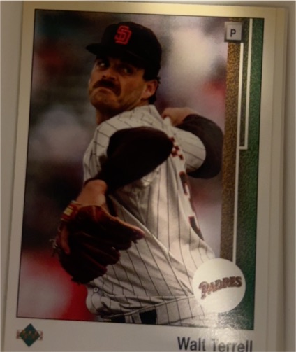 1989 Upper Deck #703 Walt Terrell — front