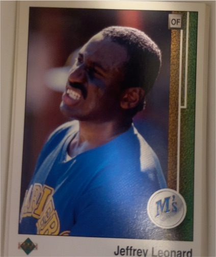 1989 Upper Deck #789 Jeffrey Leonard — front