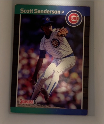 1989 Donruss #629 Scott Sanderson — front