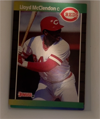 1989 Donruss #595 Lloyd McClendon — front