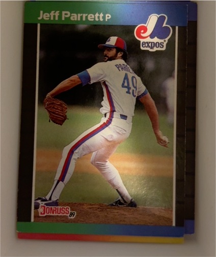 1989 Donruss #334 Jeff Parrett — front