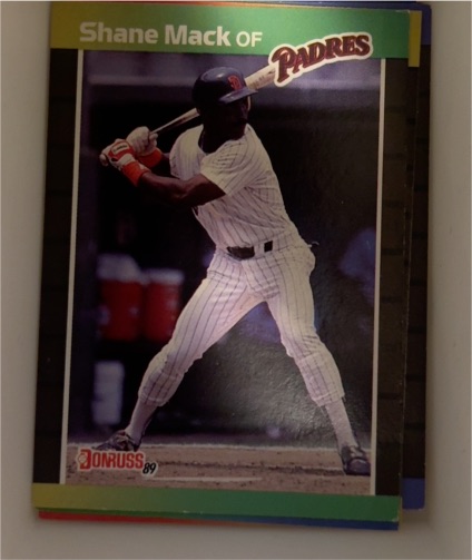 1989 Donruss #? Shane Mack — front