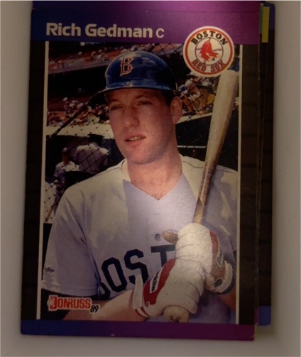 1989 Donruss #162 Rich Gedman — front