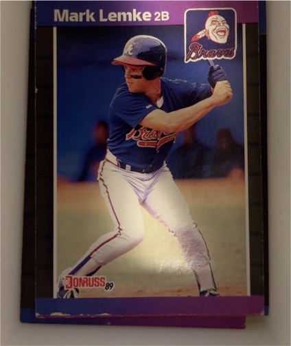 1989 Donruss #523 Mark Lemke — front