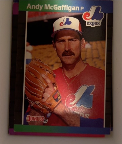 1989 Donruss #338 Andy McGaffigan — front