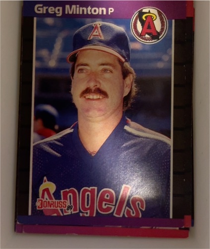 1989 Donruss #490 Greg Minton — front