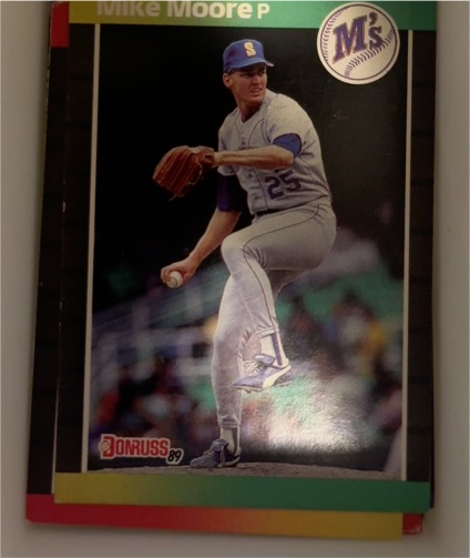 1989 Donruss #448 Mike Moore Seattle Mariners — front