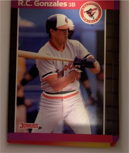 1989 Donruss #377 R.C. Gonzales — front