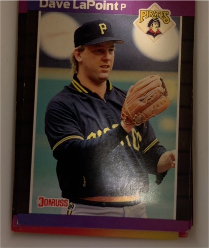 1989 Donruss #488 Dave LaPoint — front