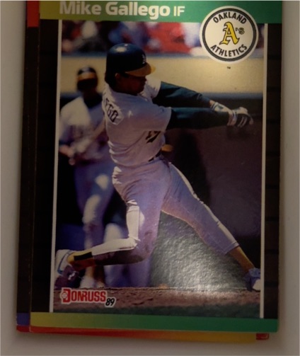 1989 Donruss #422 Mike Gallego — front