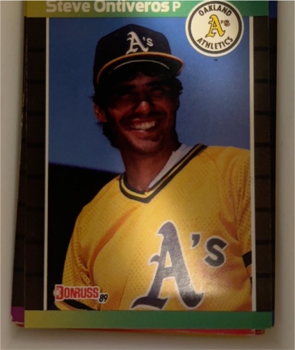 1989 Donruss #596 Steve Ontiveros — front